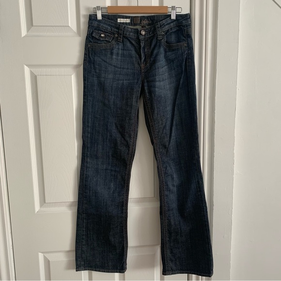 Kut from the Kloth Natalie High Rise Bootcut Jewelled Pocket Jeans - Picture 2 of 14